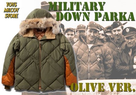 TOYS McCOY NEWS::ミリタリーダウンﾊﾟｰカ 入荷！！